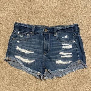 American Eagle Destroyed Tomgirl Shortie
